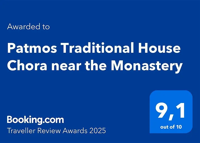 Patmos Traditional House Chora Near The Monastery