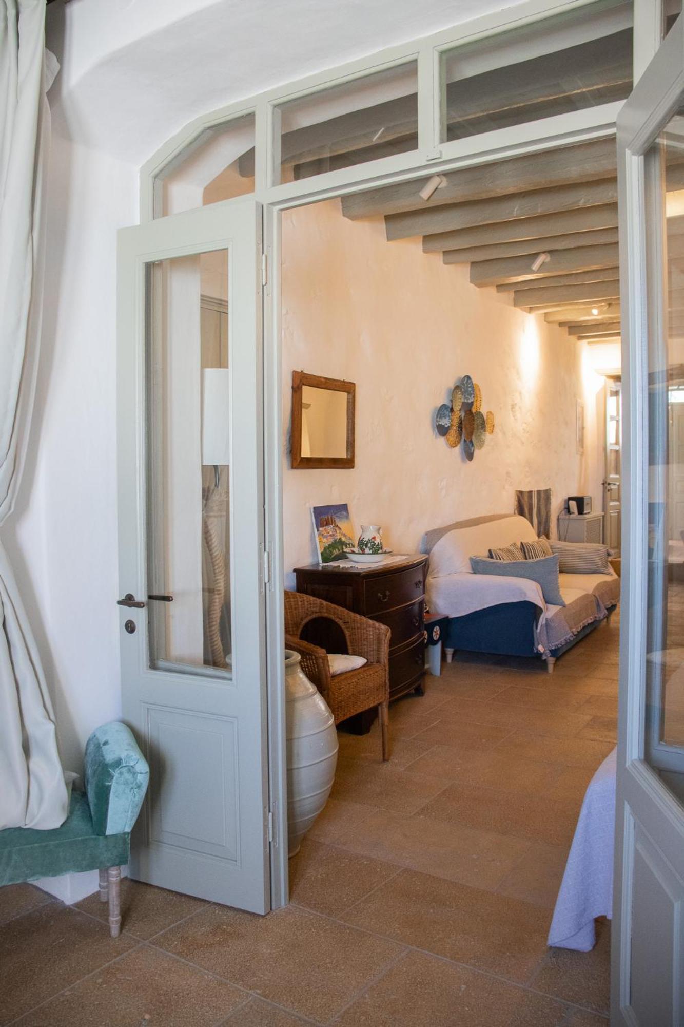 Traditional House Chora Near The Monastery Patmos Town