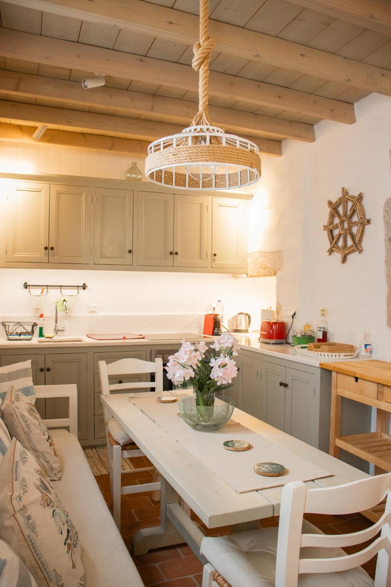 Traditional House Chora Near The Monastery Patmos Town
